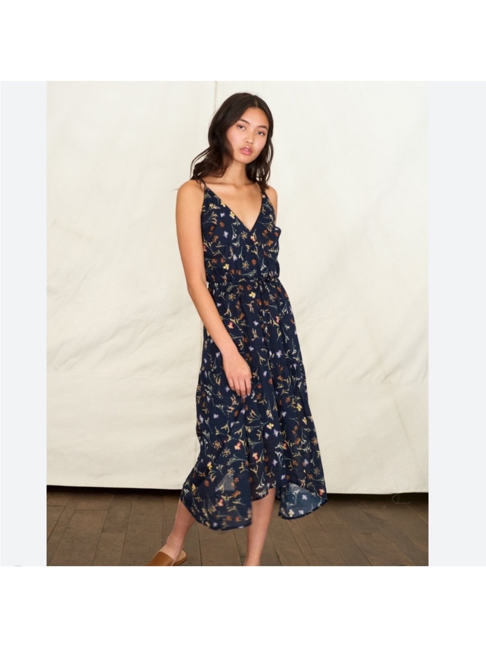 Anthropologie TROVATA Lucia Strappy floral dress